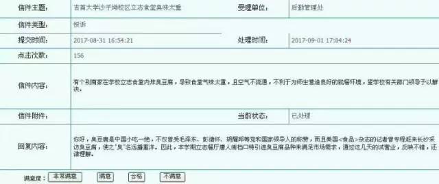 大学食堂投诉举报